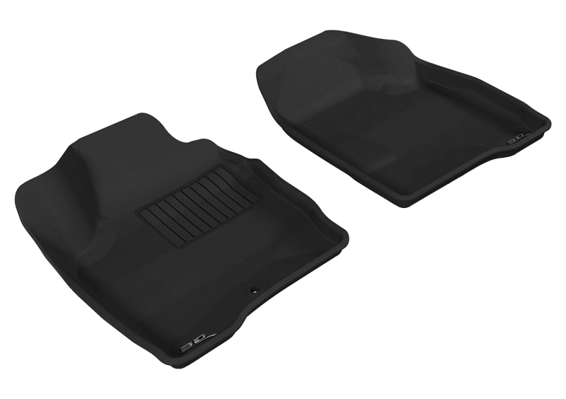 Chevrolet Impala Limited Floor Mats - Front - 3D MAXpider - Kagu - Gray - `14-`15
